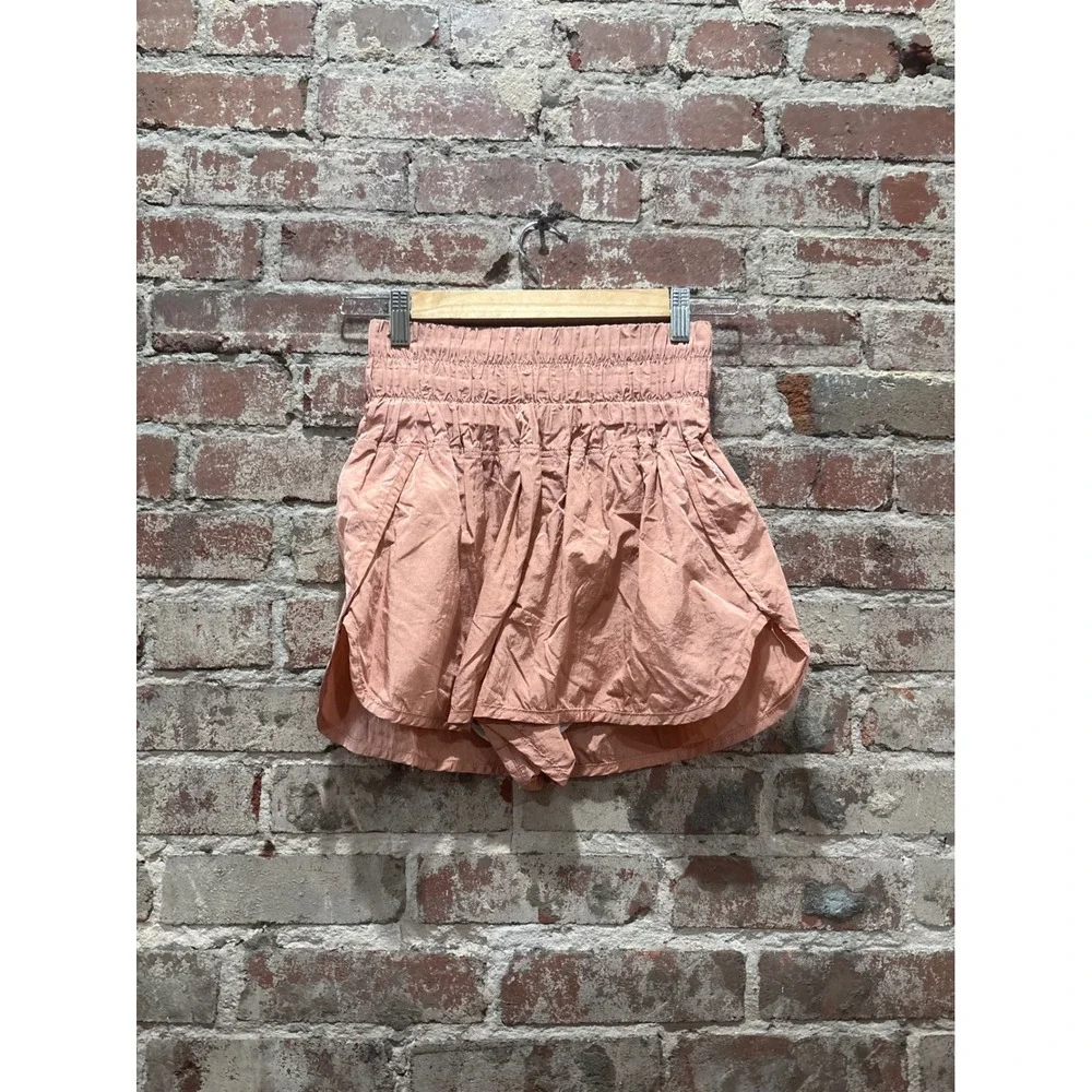 Free People FP Movement The Way Home Shorts Apricot Peach Size M